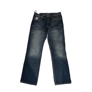 Cinch Jeans Mens 38x34 Blue Relaxed Fit White Label Dark Wash New w/o tags